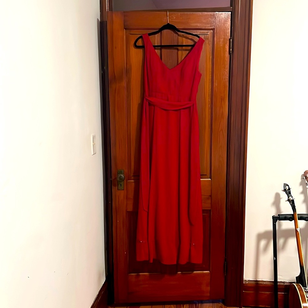 Levkoff Formal Dress in Cranberry